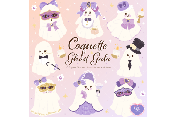 Download Coquette Ghost Gala Clipart PNG SVG - Clipart png Collection
