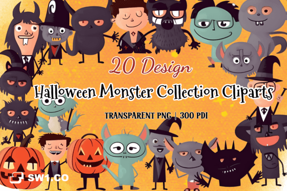 Download Halloween Cute Collections Clipart PNG - Clipart png Collection