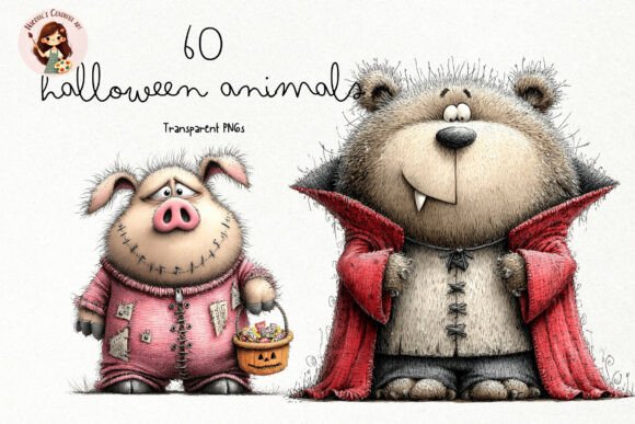 Download Halloween Animals Clipart PNG - Clipart png Collection
