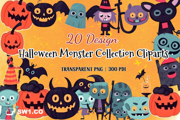 Download Halloween Collection Cute Clipart PNG - Clipart png Collection
