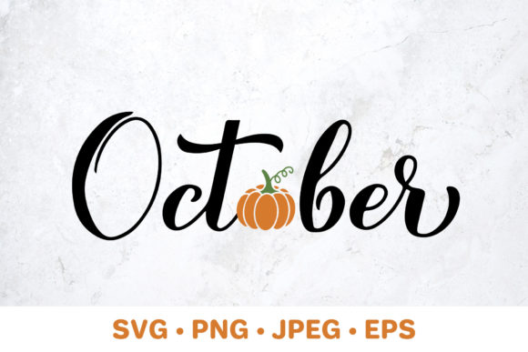 Download October. Fall Calligraphy Lettering - Calligraphy Collection