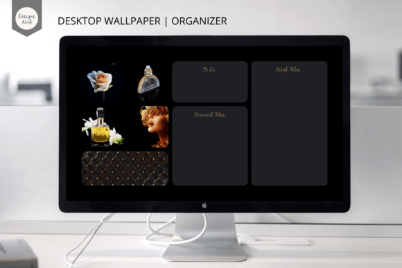 Download Black and Gold Desktop Wallpaper - Black Collection