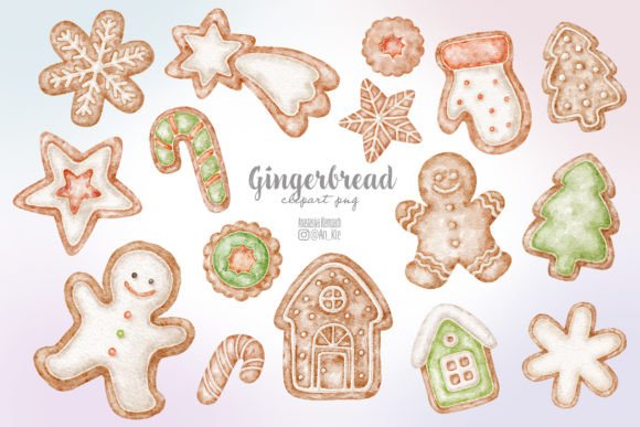Download Gingerbread Cookies Clipart Png - Clipart png Collection